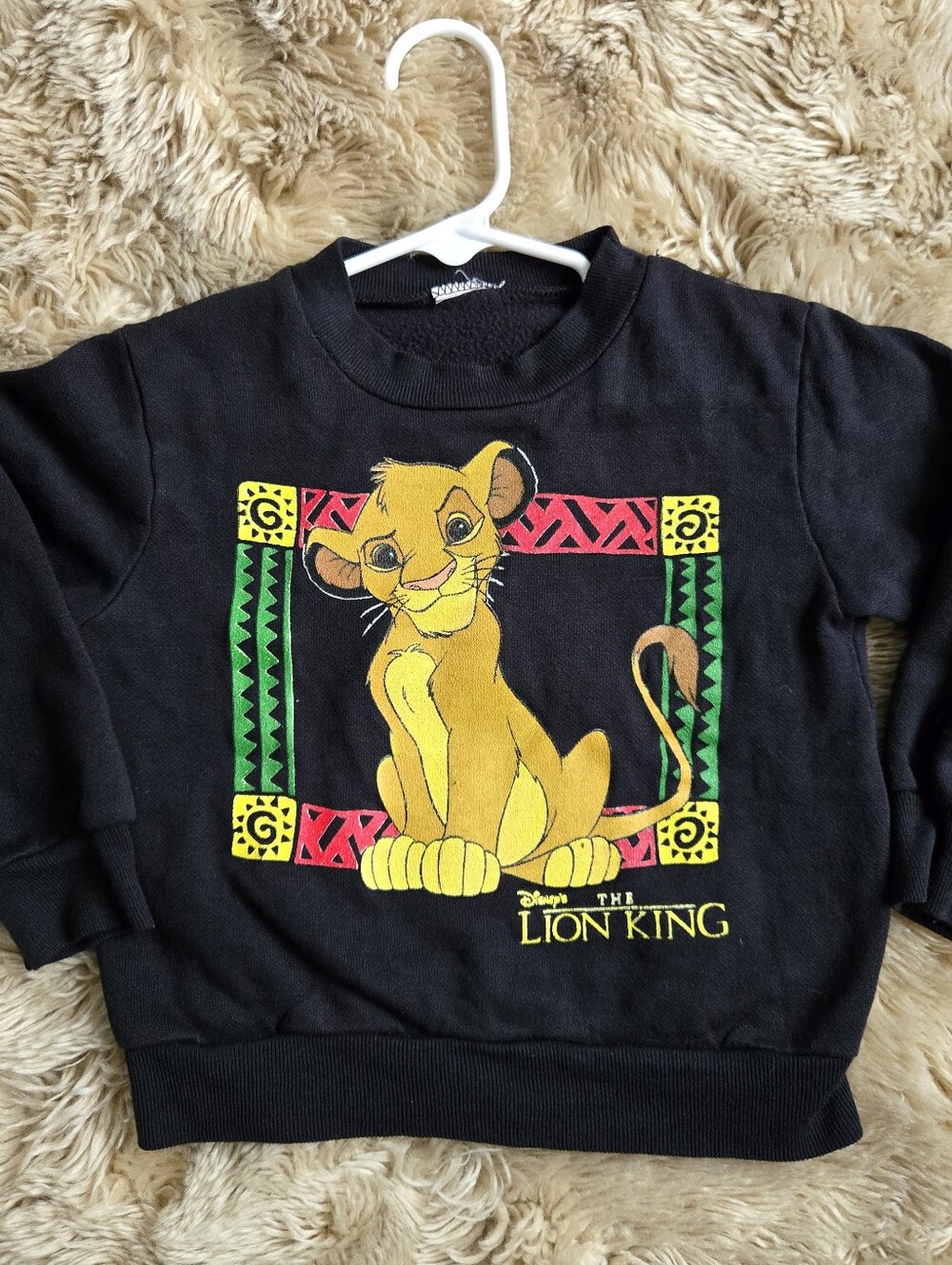 Vintage 18-24m The Lion King Graphic Crewneck Sweatshirt